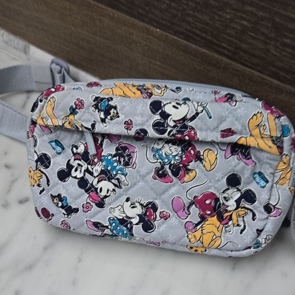 Vera Bradley Mickey Mouse and Friends Bag - Gray and Multicolor
